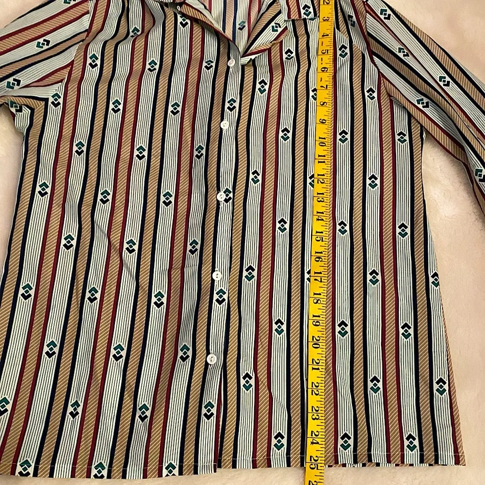 VINTAGE 70s ACT III BUTTON DOWN SHIRT - Picture 13 of 16